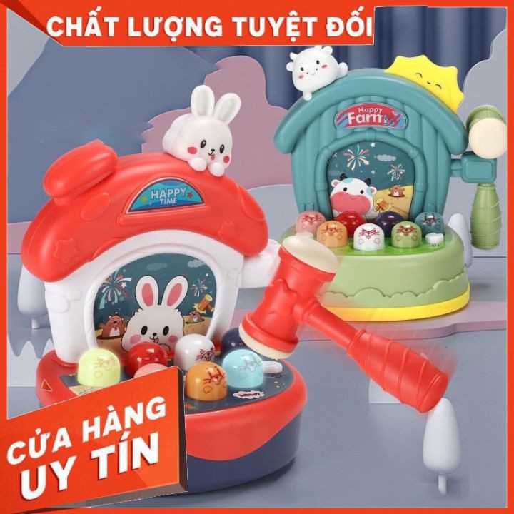 [𝗠𝗮̂̃𝘂 𝗺𝗼̛́𝗶 𝟮𝟬𝟮𝟭] Đồ chơi đập chuột  kèm 20 bài hát tiếng Anh, 6 bài đồng giao và nhiều hiệu ứng âm thanh