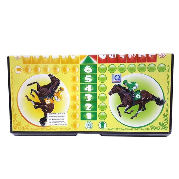 Bộ đồ chơi Bàn Cờ Cá Ngựa  ( Bàn cờ + quân cờ + 2 xúc xắc ) sản xuất tại Việt Nam