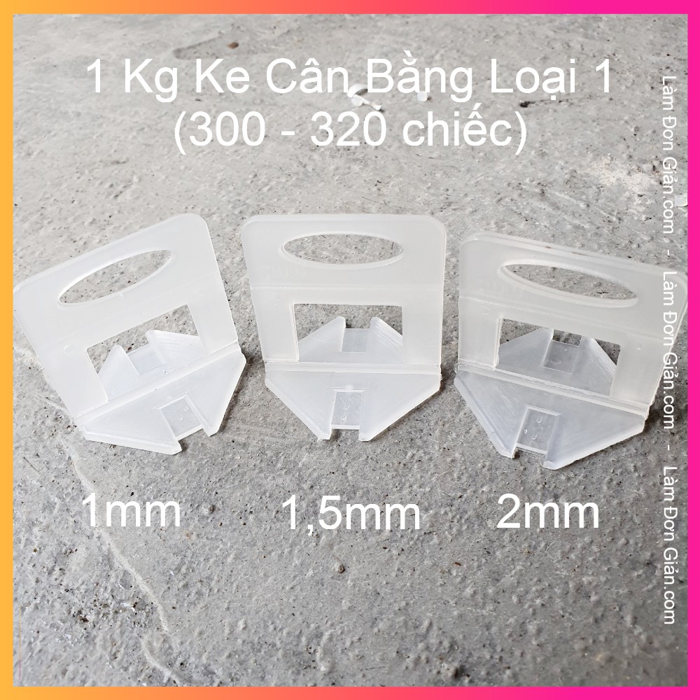 Gói 200 Chiếc Ke Lát Gạch Giá Rẻ Bằng Nhựa PP Zin 100% Loại 1