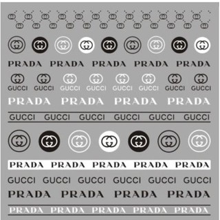 Sticker dán móng các thương hiệu nổi tiếng