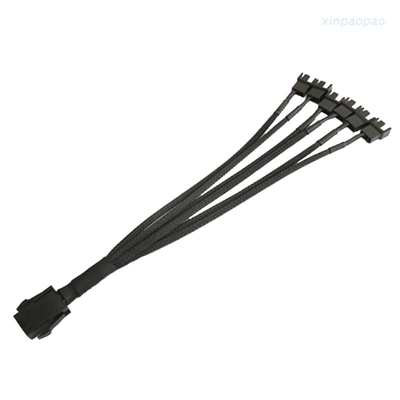 Dây cáp nối dài quạt 12V 6pin đến 4pin/3pin PWM