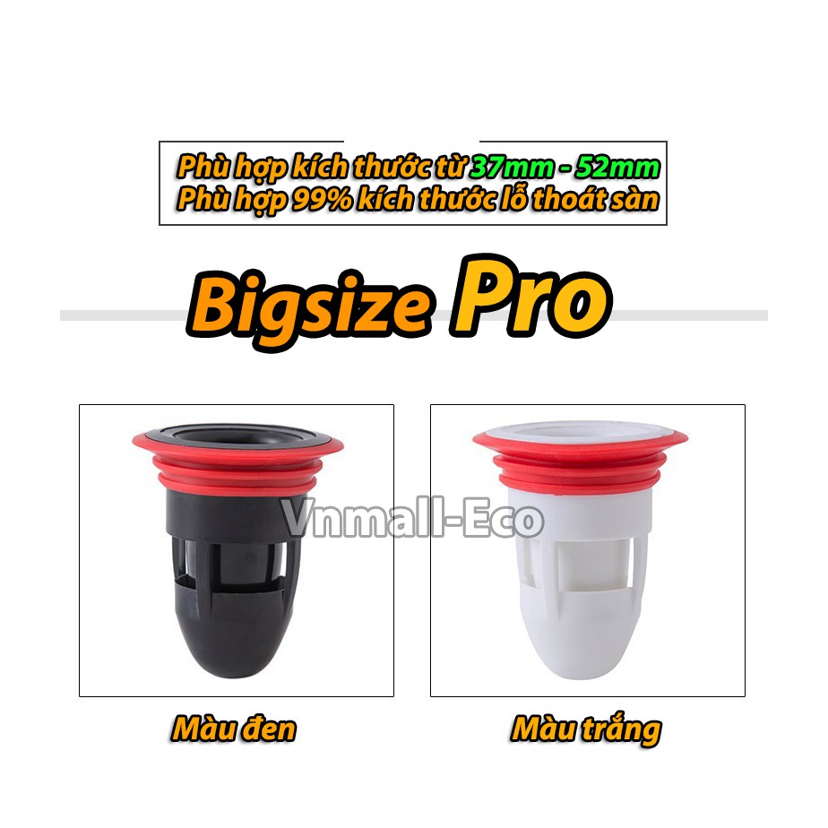 [FULL SIZE] Phụ kiện Silicone lắp thoát sàn chống mùi hôi ngăn vi khuẩn trào ngược