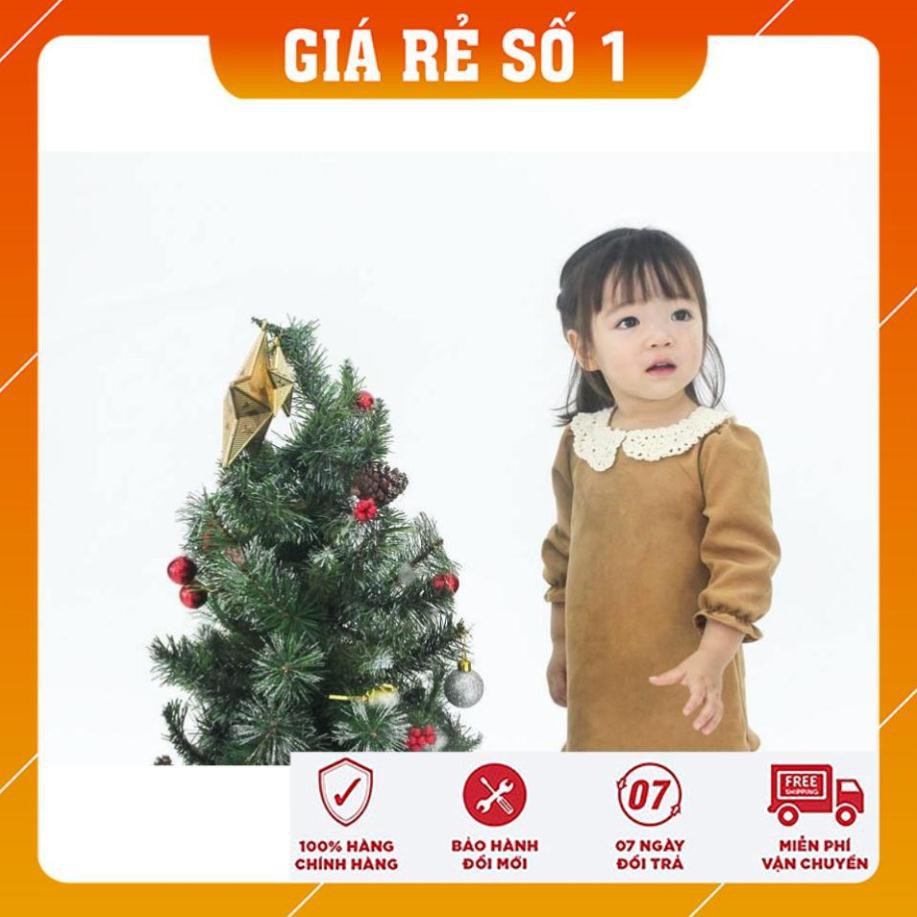 VML_AN - Váy nâu dáng chữ A - Quà tặng cho bé gái - The Bunny