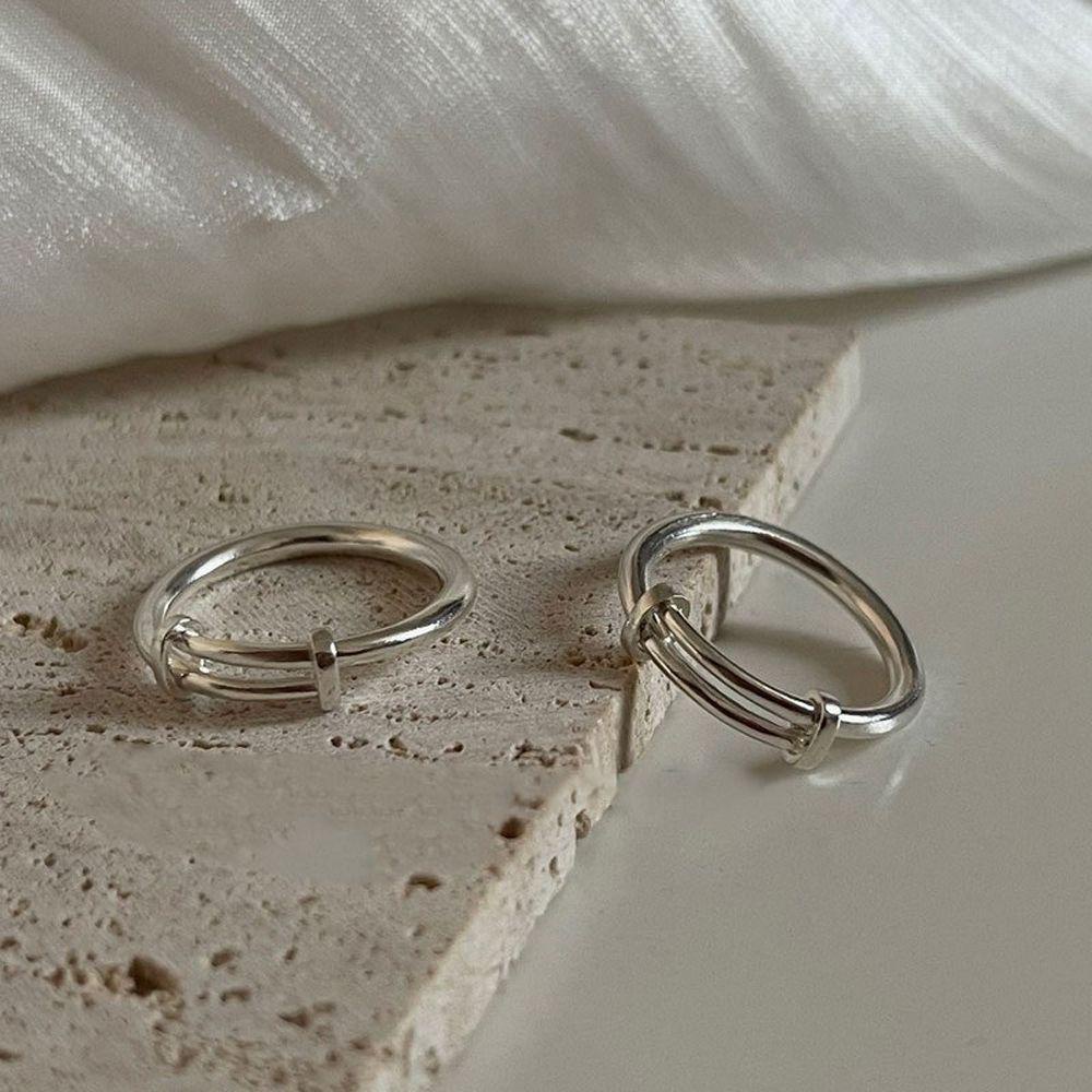 Nhẫn Cặp Bằng Đồng Phong Cách Hàn Quốc Thời Trang