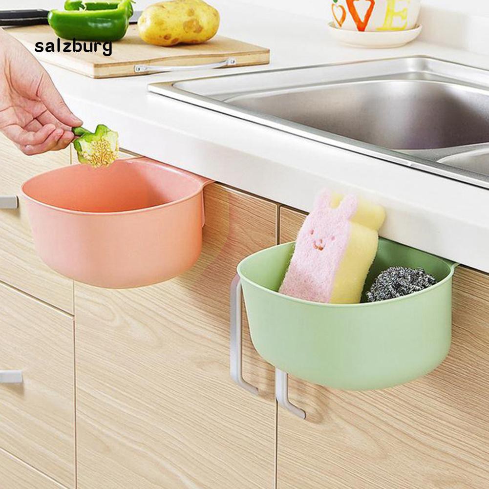 Thùng rác treo chất liệu nhựa nhỏ gọn kích thước 21cm x 17.8cm x 9cm màu trơn tiện dụng