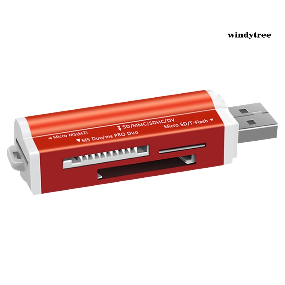 Đầu Đọc Thẻ Nhớ Usb Tf / Micro-sd / Ms / M2 4 Trong 1 Cho Máy Tính | BigBuy360 - bigbuy360.vn