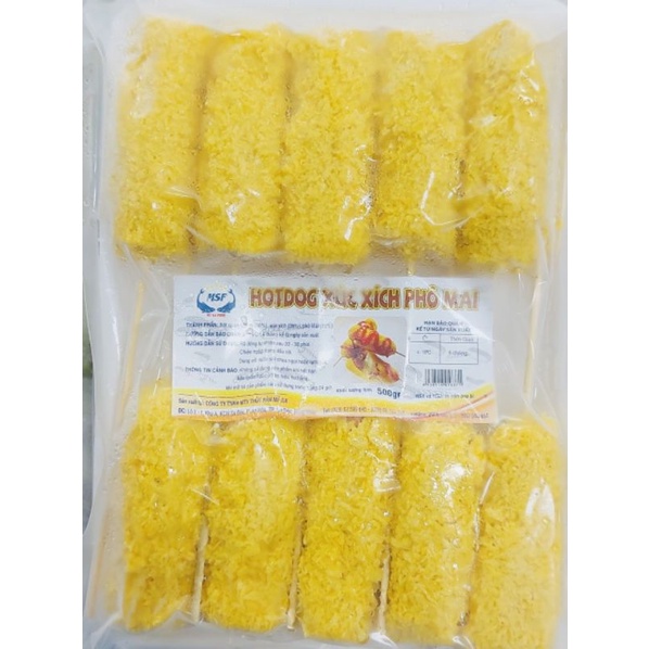 Hotdog xúc xích phô mai 10 cây