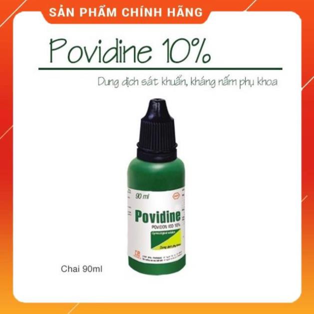 Dung dịch vệ sinh phụ khoa povidine 90ml