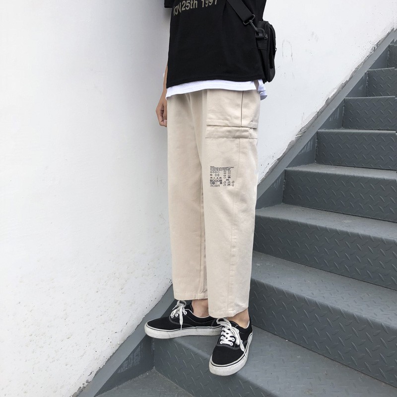 Quần Dài Ống Rộng Phong Cách Hàn Quốc Dành Cho Nam Size S-3Xl | BigBuy360 - bigbuy360.vn