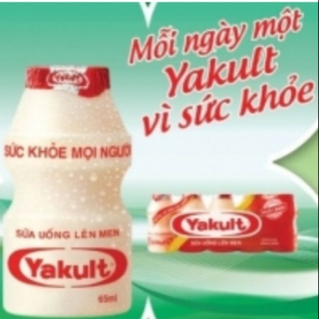 10 lốc Yakult 200.000. sữa uống lên men. Sữa chua. Tiêu hoá.
