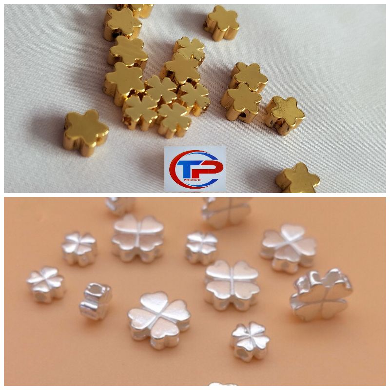 Charm cỏ 4 lá bạc 925 làm vòng