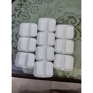 SÉT 10 ĐĨA CHẤM PHÍP 2 NGĂN-1205