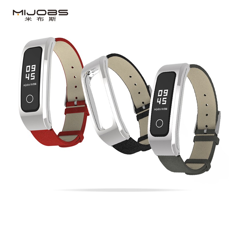 Dây đeo thay thế bằng da cho đồng hồ thông minh Honor Band 4 Running / Honor Band 5 Basketball Version / Huawei Band 4e/3e