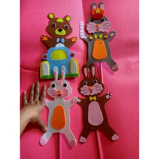 Combo Rối que Truyện Qua Đường( mầm non) Nhận làm theo yêu cầu