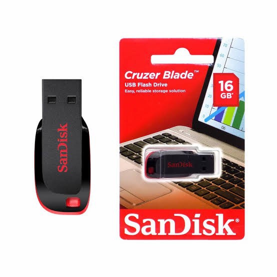 Sandisk 16gb Cruzer Blade Ori Flashdisk