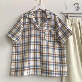 Áo sơmi kẻ ca rô một màu