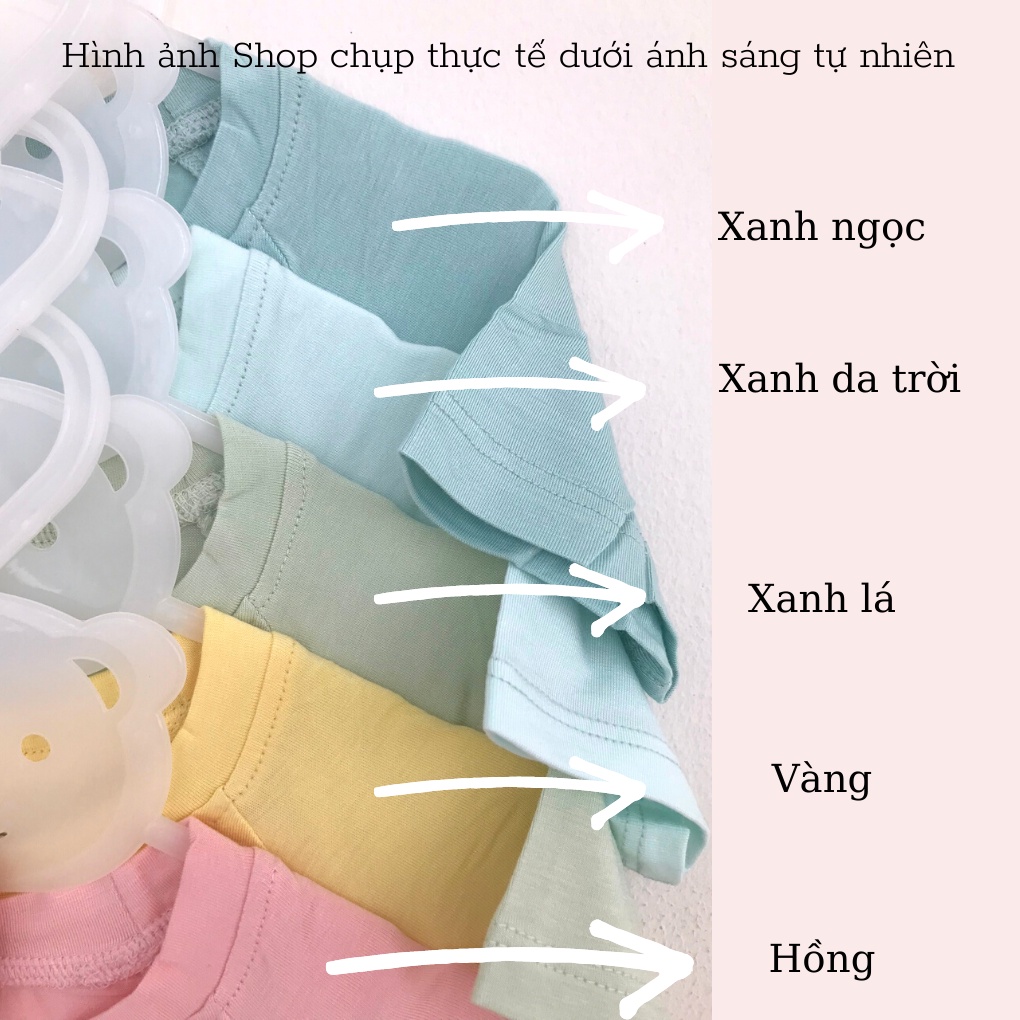 Bộ Cộc Punchun Màu Xanh Da Trời Paster - Quần Áo Bé Trai, Bé Gái