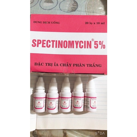 Dung dịch uống Spectinomycin5% lọ 10ml chữa tiêu chảy Chó mèo lợn gà