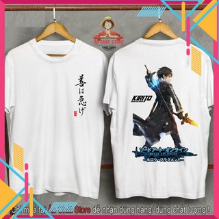 (SALE 50%) (Siêu Phẩm) Áo Sword Art Online cực chất - Áo phông Kirito màu trắng đẹp giá rẻ NT16 - độc đẹp