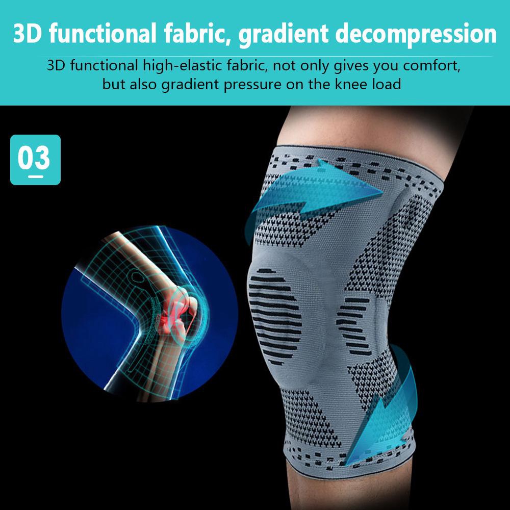 [READY STOCK] 1PC Sports Knee Pads Brace Kneepad Gym Weight Lifting Basketball Fitness Running