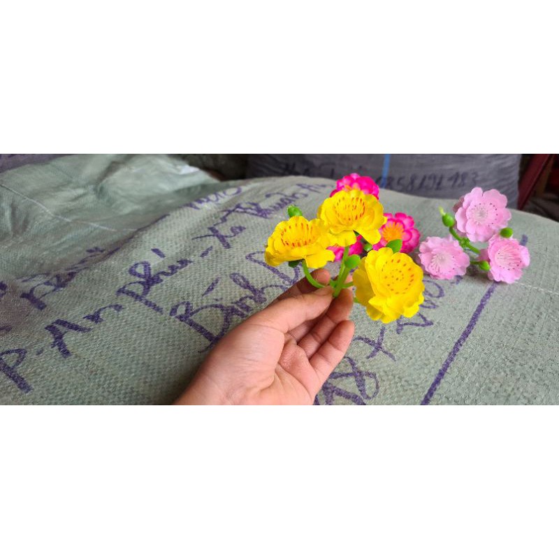 mai đào chùm giả ( 500gr) trang trí tết