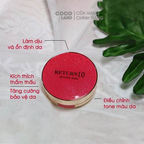 //LUXUBU// Phấn nước BB cho da nhạy cảm Recover Balm SPF 35 PA ++ dưỡng ẩm làm mịn và đều màu da/COCOLAND