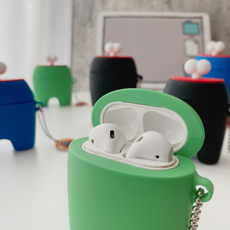 Vỏ Bảo Vệ Hộp Đựng Tai Nghe Airpod 1 / 2 Hình Búp Bê Sói Độc Đáo