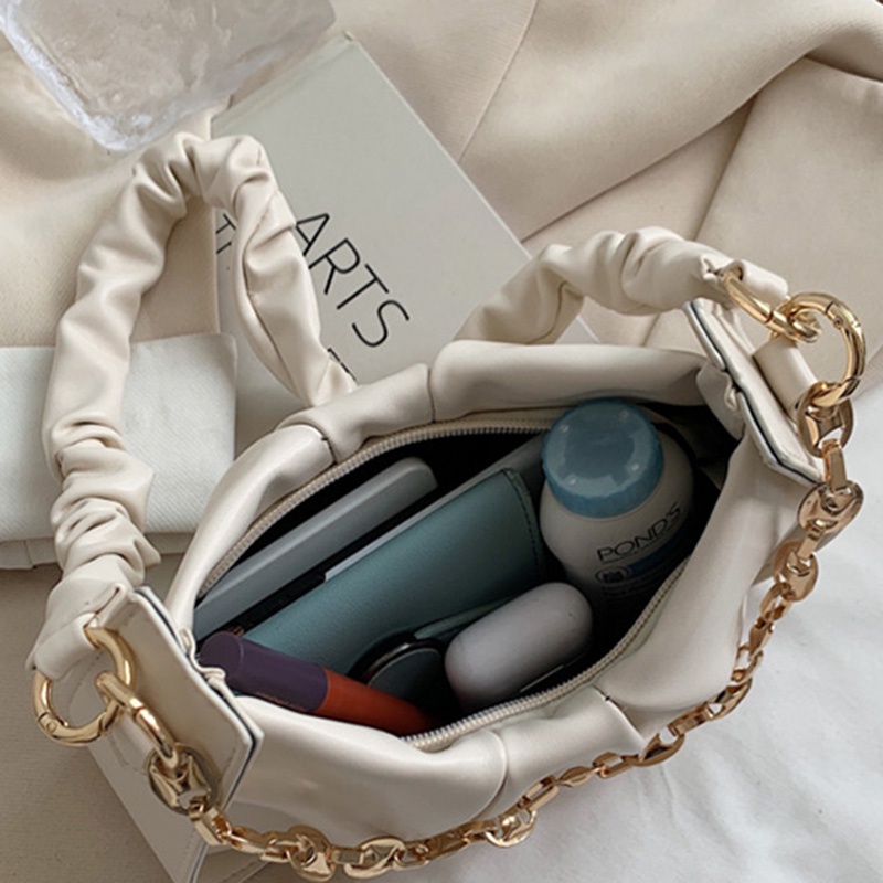 Túi xách tạo hình đám mây phối dây xích thời trang cho nữ IELGY