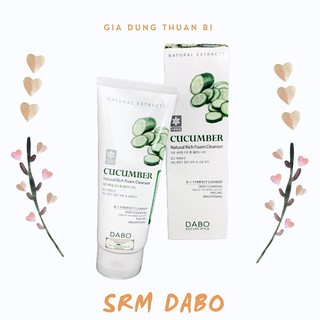 Sữa Rửa Mặt Trắng Da Sạch Nhờn Dabo Hàn Quốc (180ml)