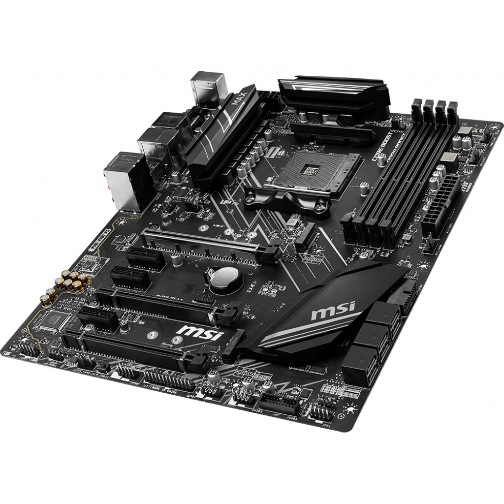 MAINBOARD MSI X470 GAMING PLUS MAX (AMD X470, Socket AM4, ATX, 4 Khe Cắm Ram DDR4)