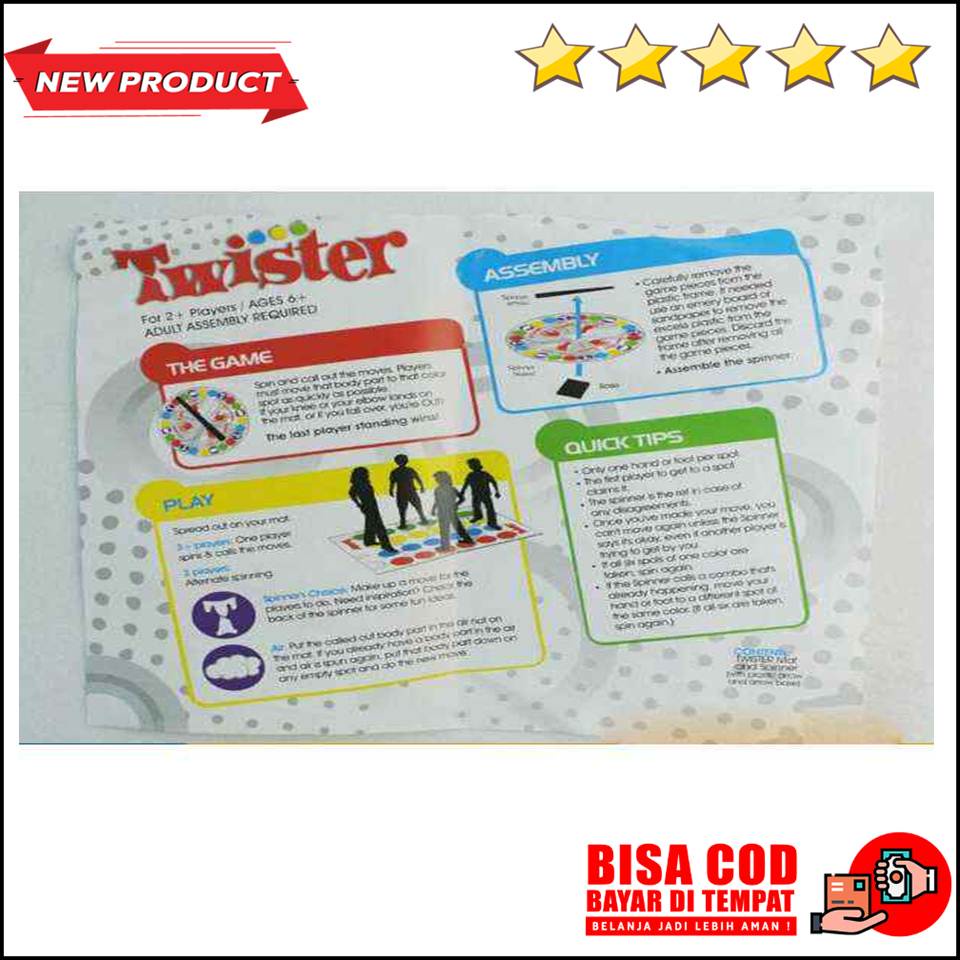 Bộ đồ chơi Board Game Twister Body