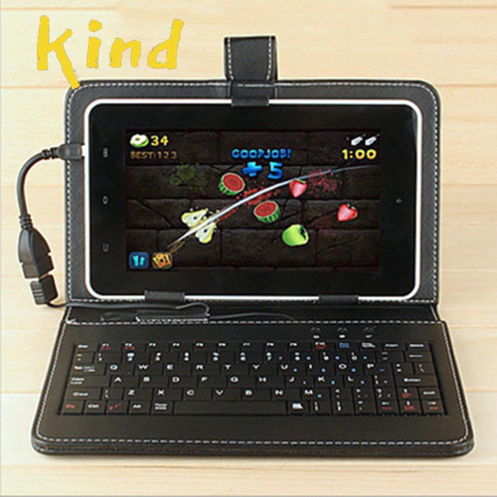 Bao Da Máy Tính Bảng Kèm Bàn Phím Usb 10.1 Inch Cho Android Windows Tablet