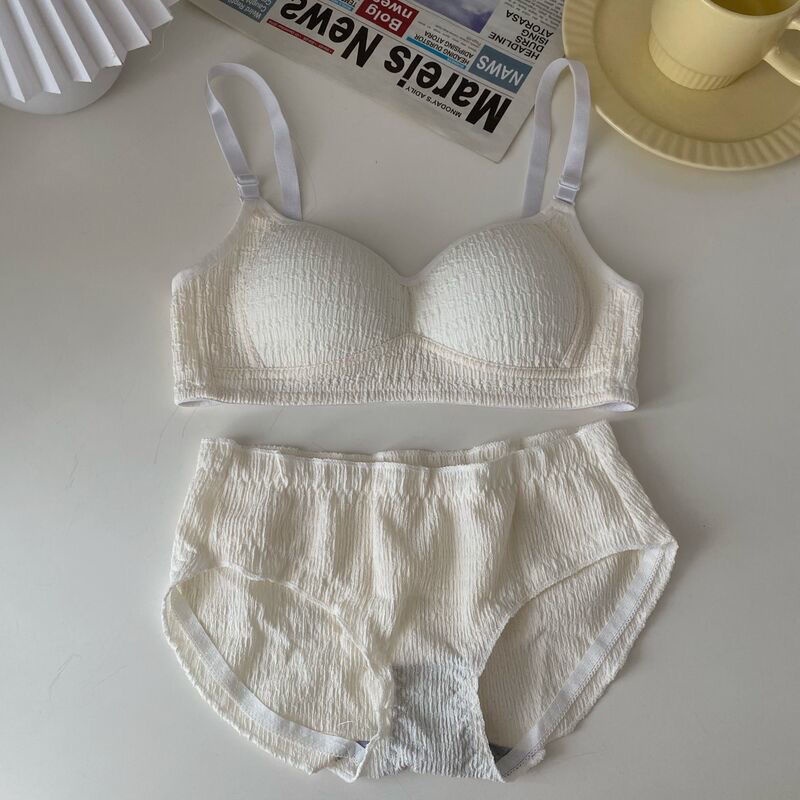 1 Bộ Đồ Lót Cotton Không Đường May Mềm Mại Nâng Ngực Thời Trang Cho Nữ | BigBuy360 - bigbuy360.vn