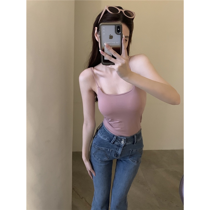 Áo Hai Dây Thể Thao Thời Trang Mùa Thu Dễ Phối Đồ