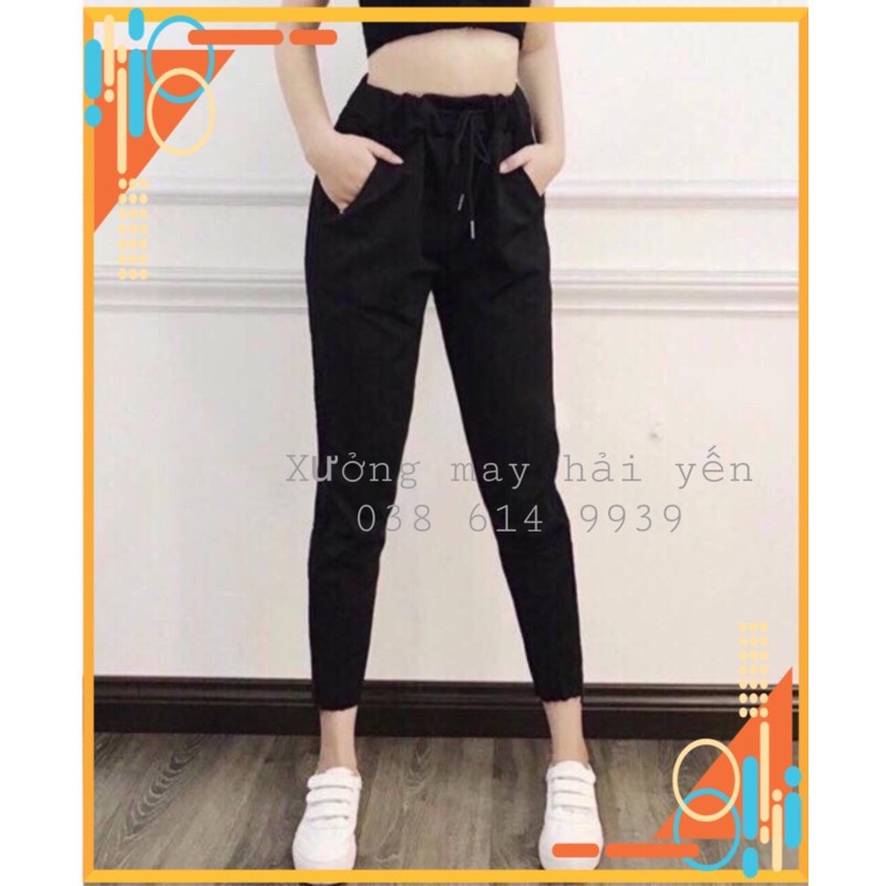 Quần joger sọc nhũ