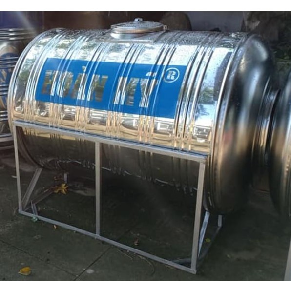 Bồn nước Inox Hoàn Mỹ ngang 3000L 4000L,....5000L ✅Miễn phí vận chuyển nội thành, ngoại thành tùy khu vực