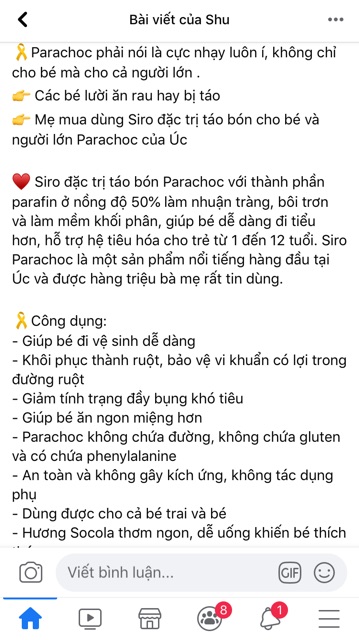 Nước chocolate litle parachoc 400ml