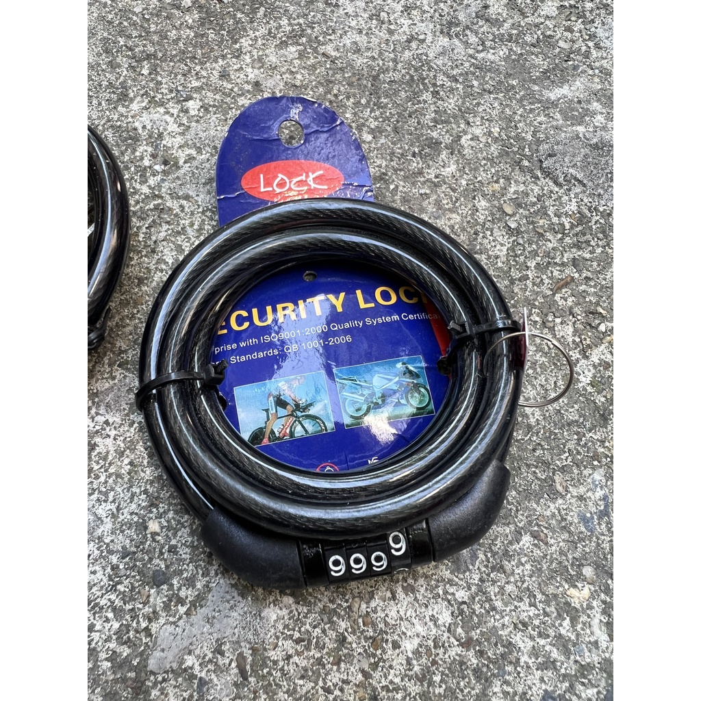 Khoá dây xe đạp cao cấp 4 số , khoá xe đạp 5 số KX01