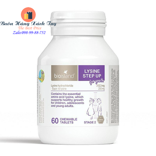 (Mẫu mới) Lysine dạng viên cho bé từ 6 tuổi