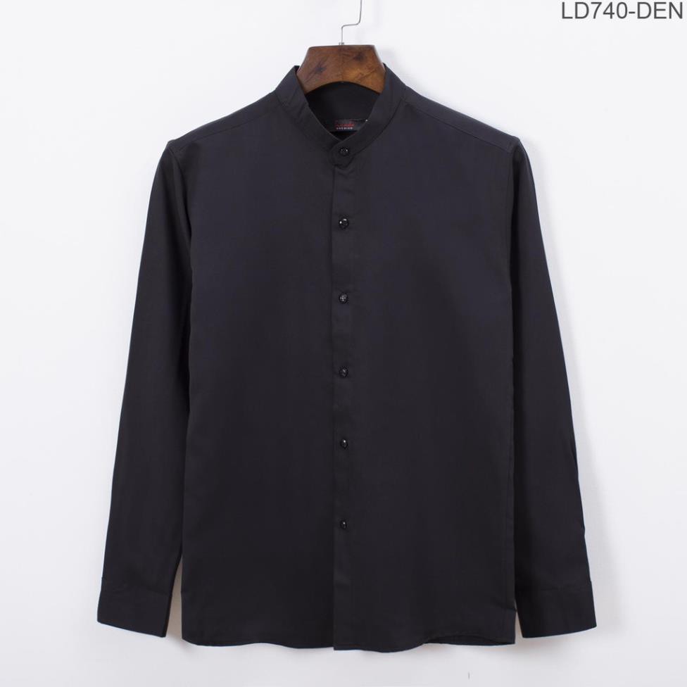 Áo sơ mi dài tay cổ tàu 4U-1740 [Hàng Cao Cấp] | BigBuy360 - bigbuy360.vn