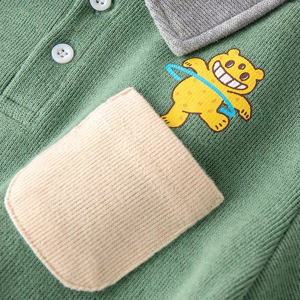 Bộ Thu Đông PEACE Bé Trai Và Bé Gái, Bộ Quần Áo Thu Đông Dài Tay Cho Bé Từ 7-28Kg Thời Trang Trẻ Em Big Baby