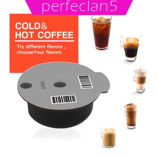 Bộ 5 Cốc Lọc Cà Phê Có Thể Tái Sử Dụng Cho Máy Pha Cà Phê Bosch / Tassimo 60ml