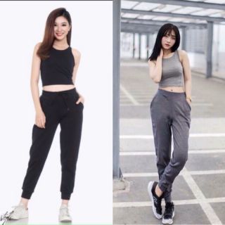 Quần jogger nỉ tăm loại 1