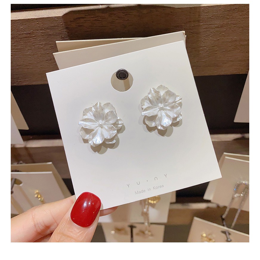 Cặp Khuyên Tai Mặt Hoa Xinh Xắn Duyên Dáng Cho Nữ