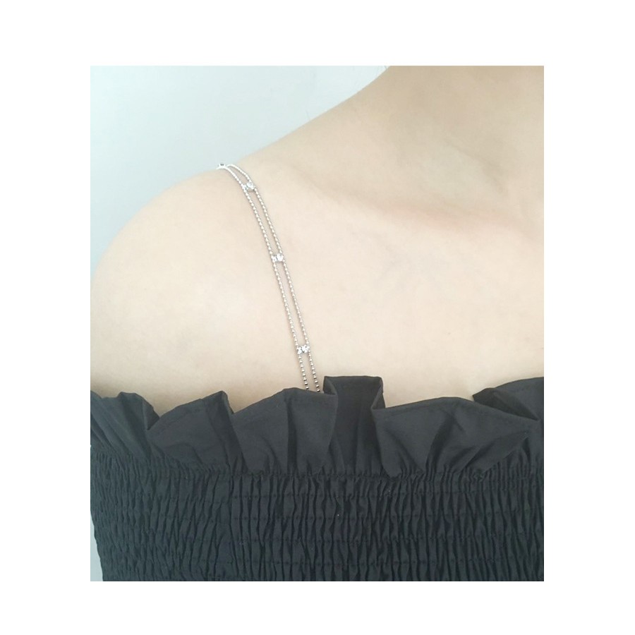 Dây áo ngực bra cao cấp đính đá và hoa lấp lánh sang chảnh