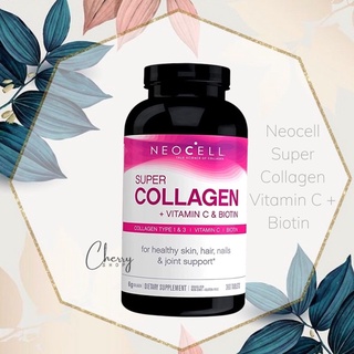 Viên uống trắng sáng và đẹp da Neocell Super Collagen Vitamin C + Biotin (360 viên)