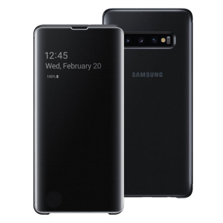 Bao da Clear View SAMSUNG Galaxy S10 Plus - Hàng Chính Hãng