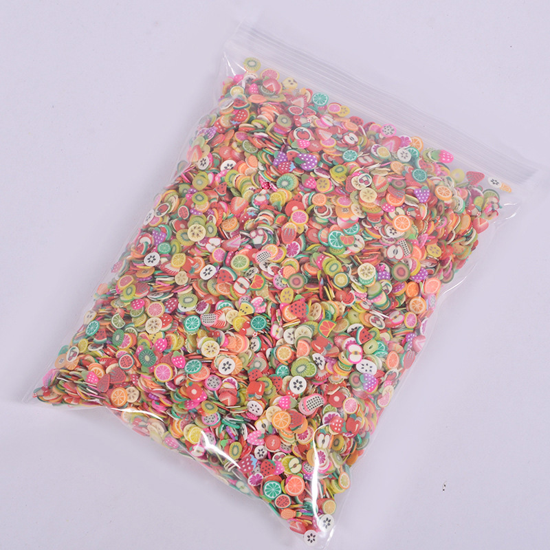 (Hàng Mới Về) 1 Túi Hạt Kim Tuyến Hình Trái Cây 3d Trang Trí Móng Tay Diy