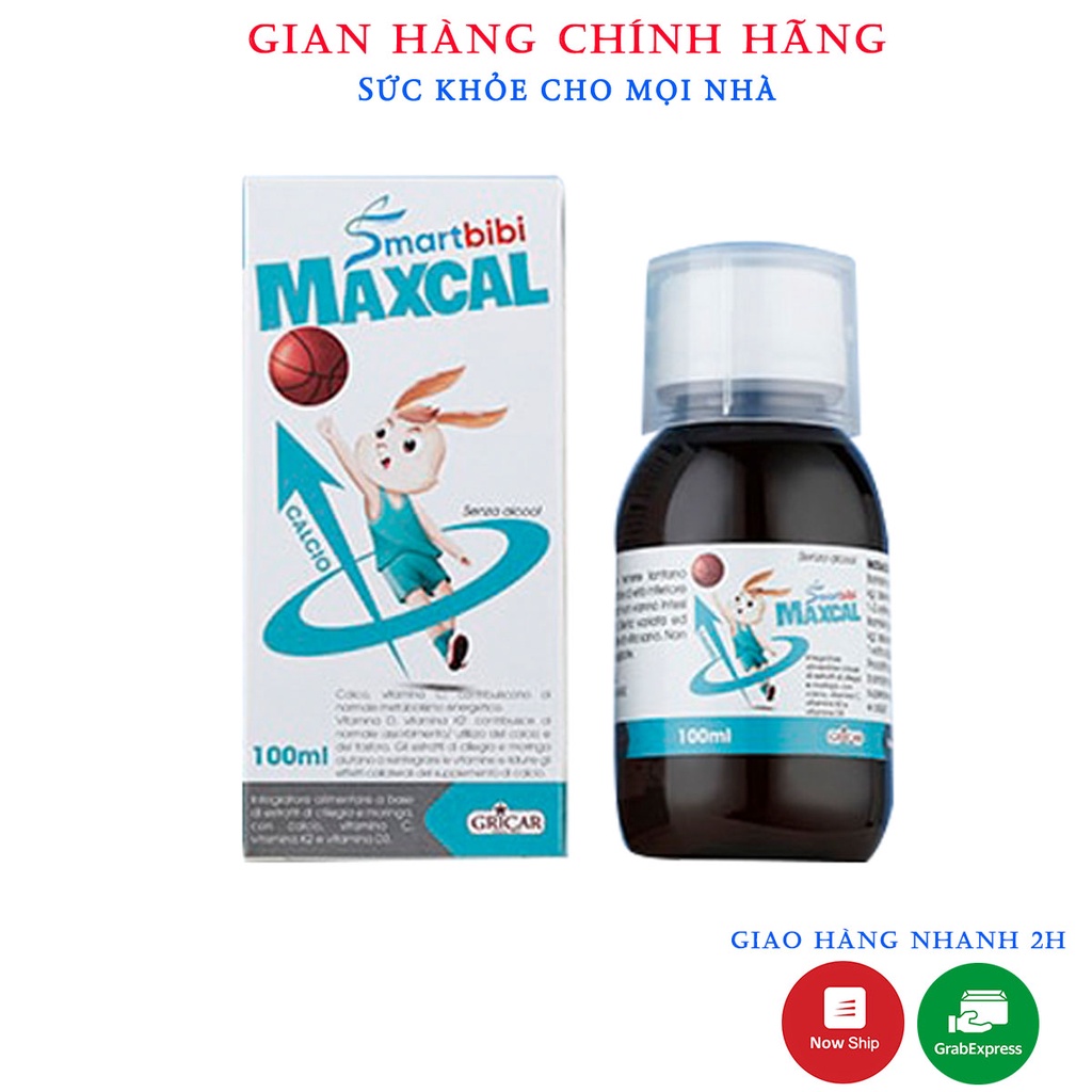 Smartbibi Maxcal.Bổ Sung Canxi,Vitamin D3k2 Giúp Hấp Thu Canxi Xương Răng Chắc Khỏe