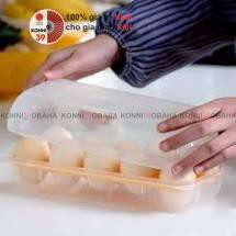 Khay đựng trứng 10 ngăn có nắp đậy Tanaka